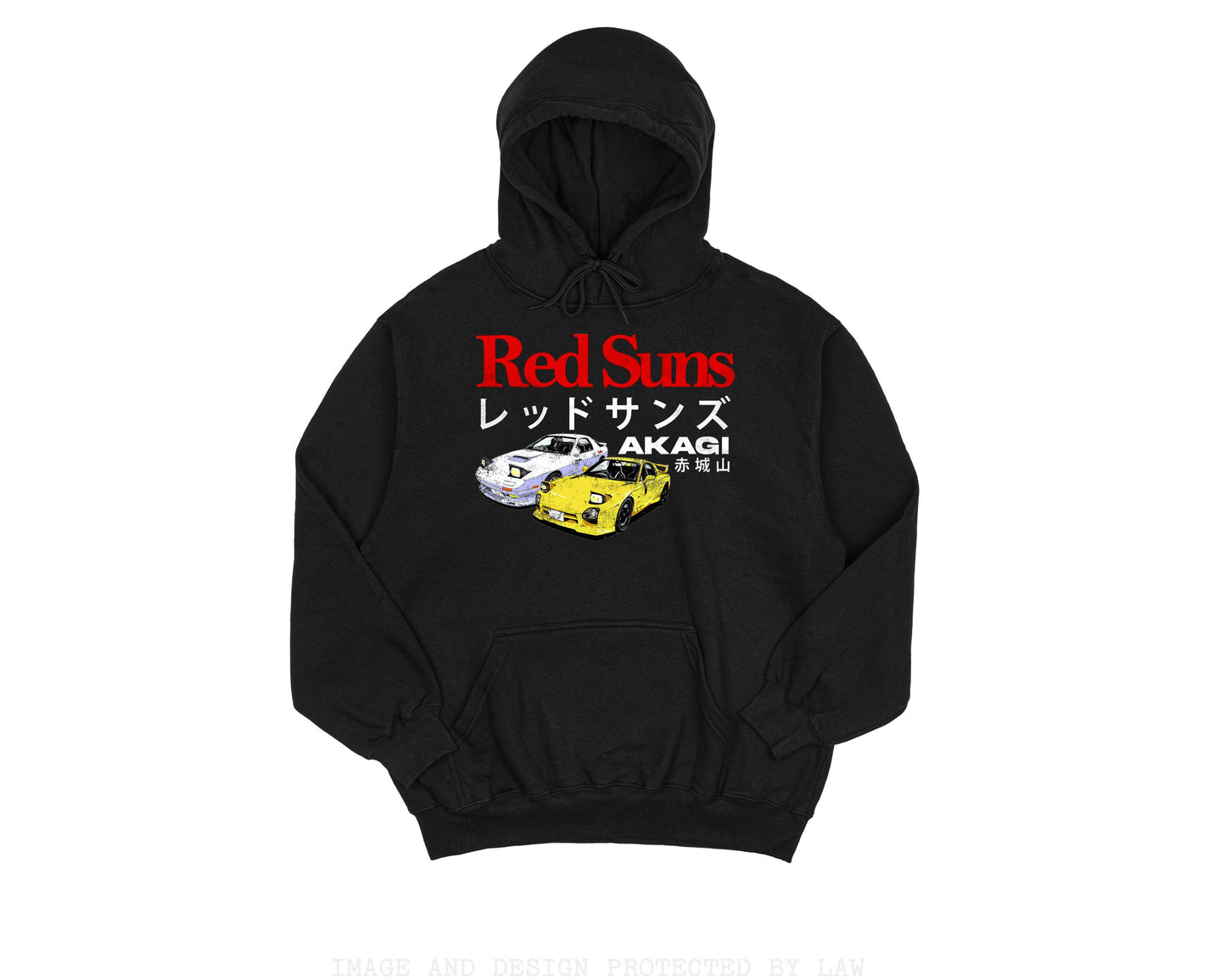 Akagis RedSuns hoodie JDM Racing Drifting Race D shirt