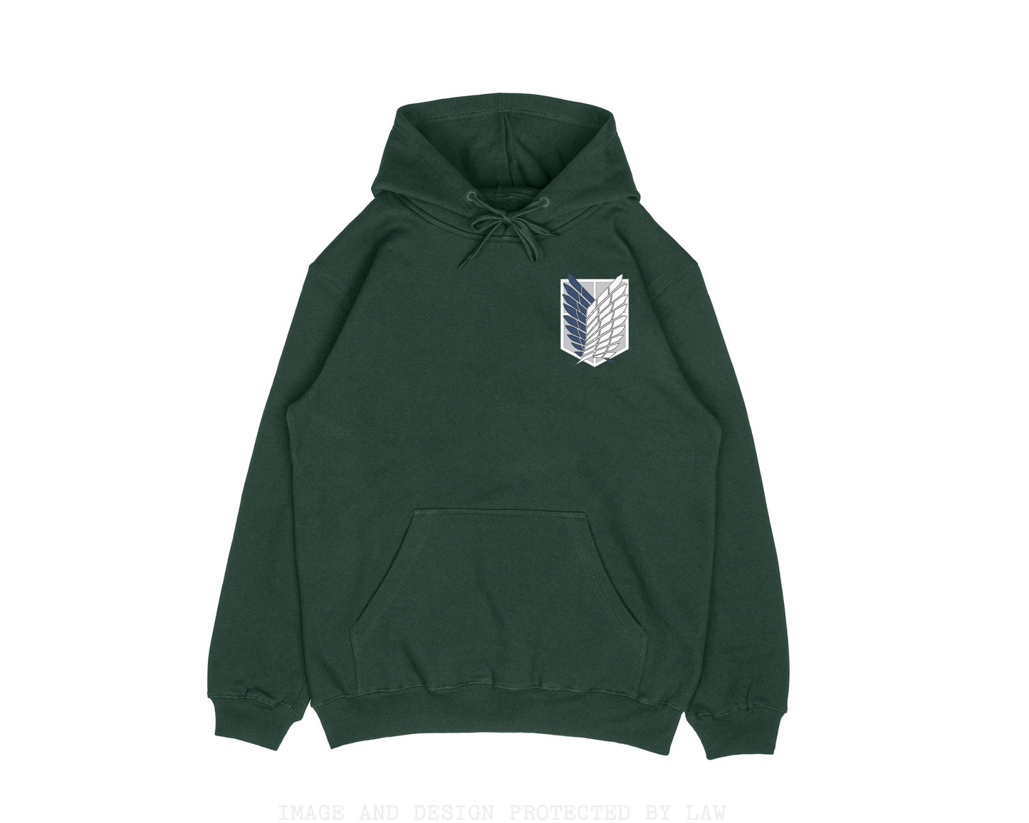 Wings of Freedom front and back hoodie scout Anime Manga Titan Fan Gift Unisex