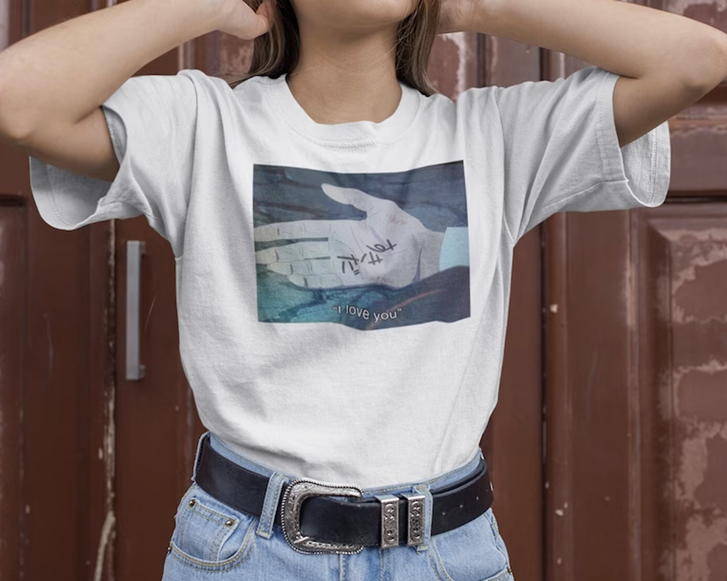 I Love You shirt aesthetic | Kimi wa T-Shirt Shirt | tumblr anime shirt | anime t shirt anime clothing kimi no your name "I Love You"