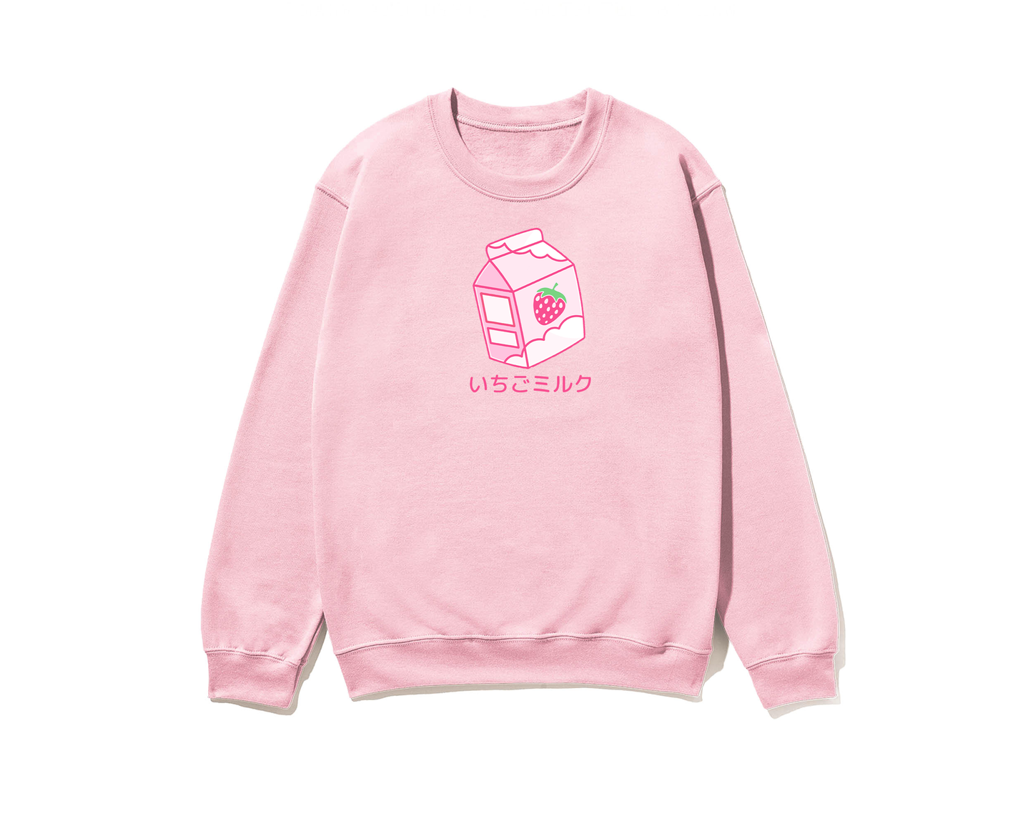 Strawberry Milk Sweatshirt Cute Gift Aesthetic Kawaii Clothing