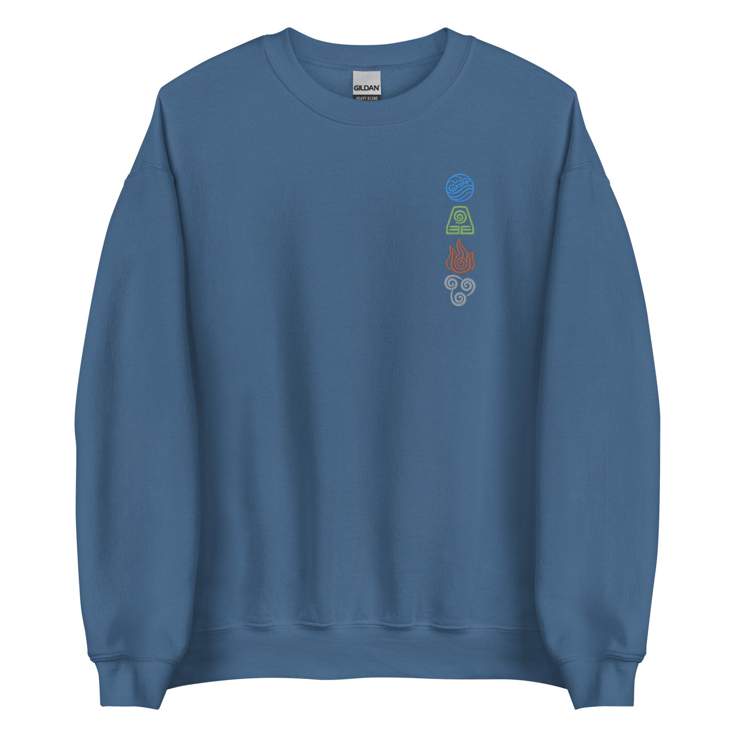 Fire Earth Air Waters Sweatshirt Embroidered sweater