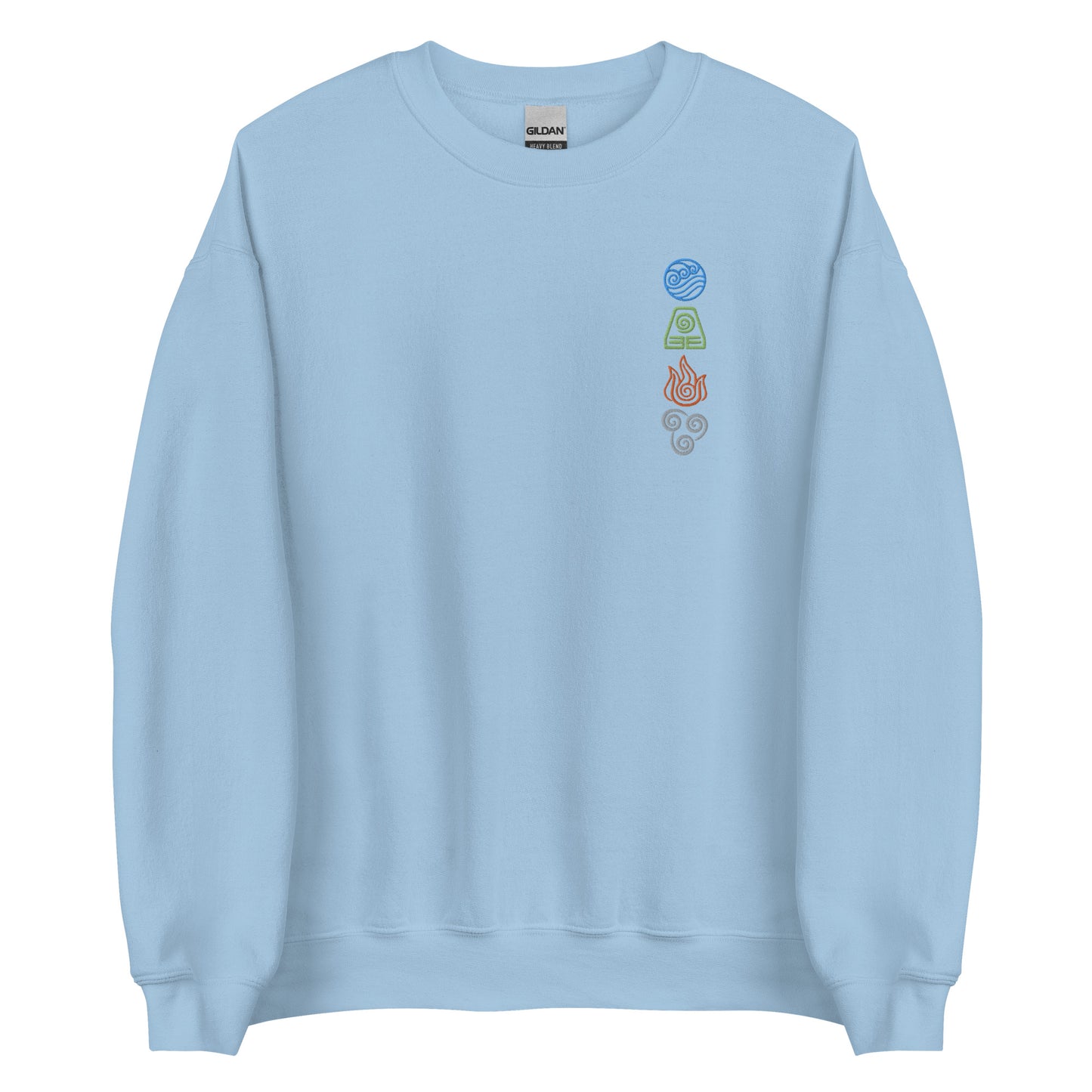 Fire Earth Air Waters Sweatshirt Embroidered sweater