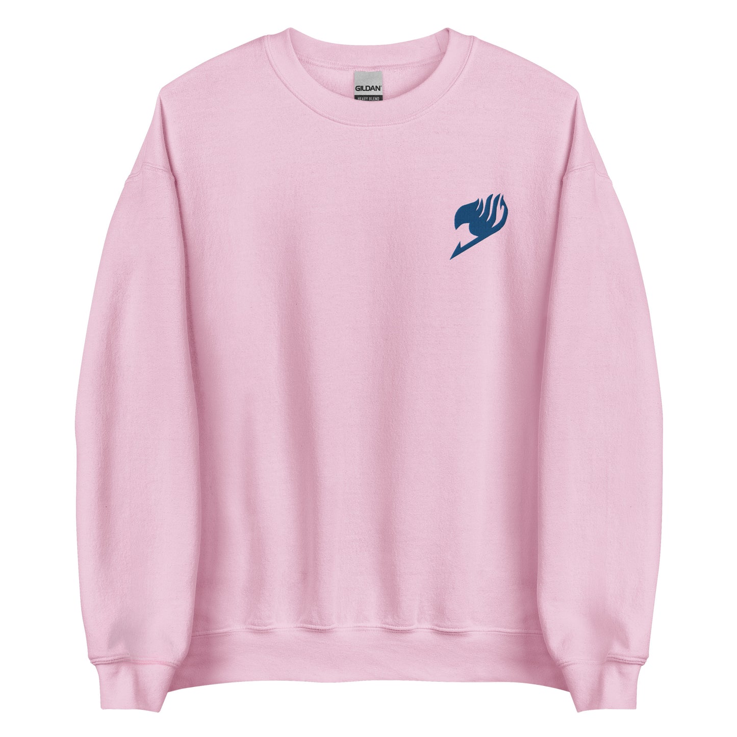 Fairy Tattoo Anime Embroidery Sweatshirt Blue