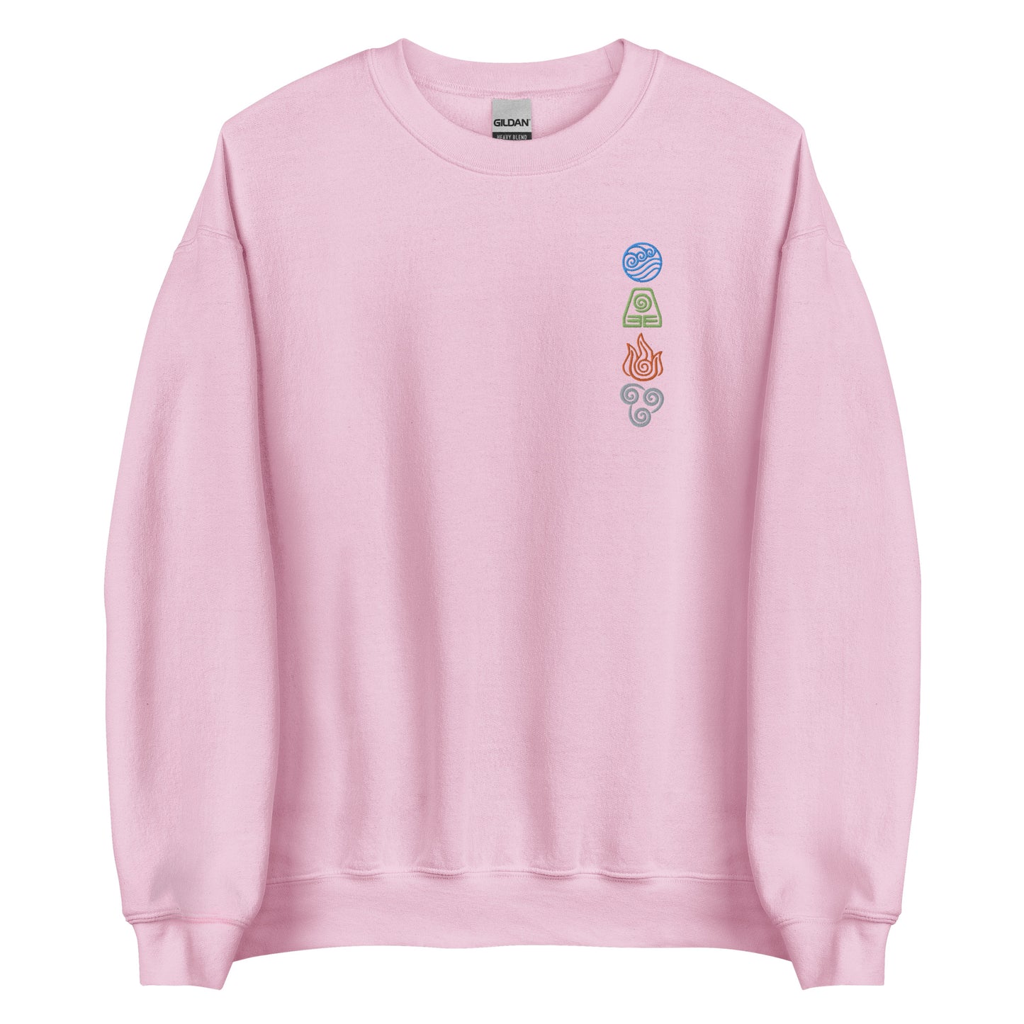 Fire Earth Air Waters Sweatshirt Embroidered sweater
