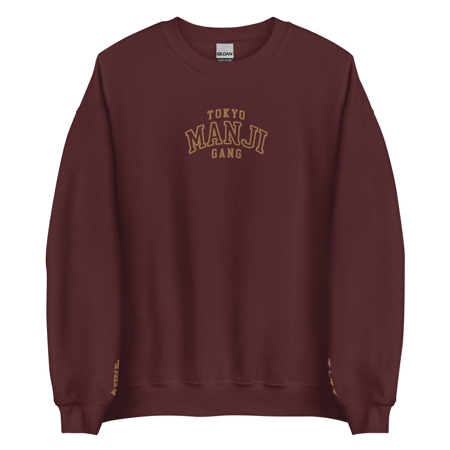 Tokyo Manji Embroidery Gang Sweatshirt Anime Embroidered Revenge Mangi