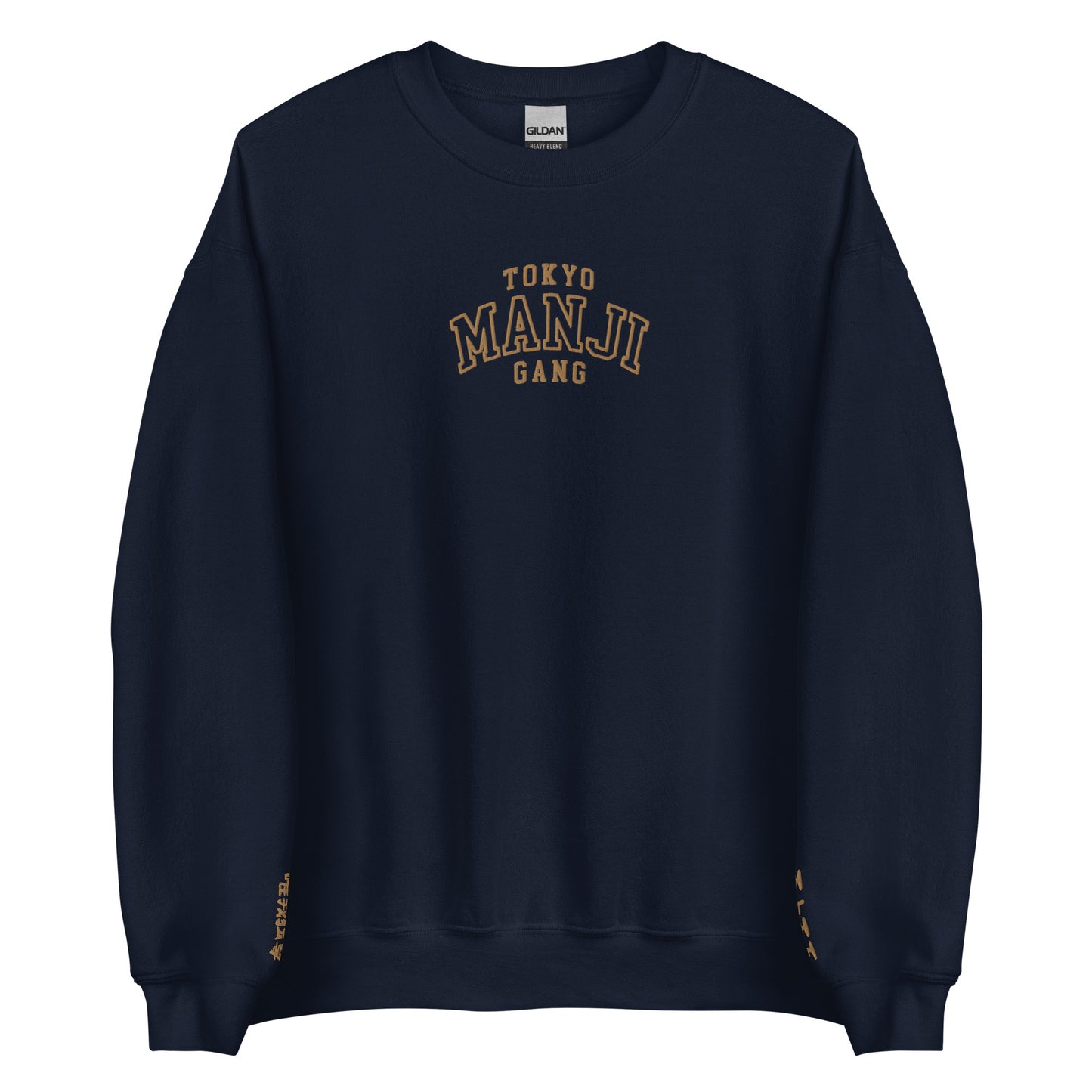 Tokyo Manji Embroidery Gang Sweatshirt Anime Embroidered Revenge Mangi