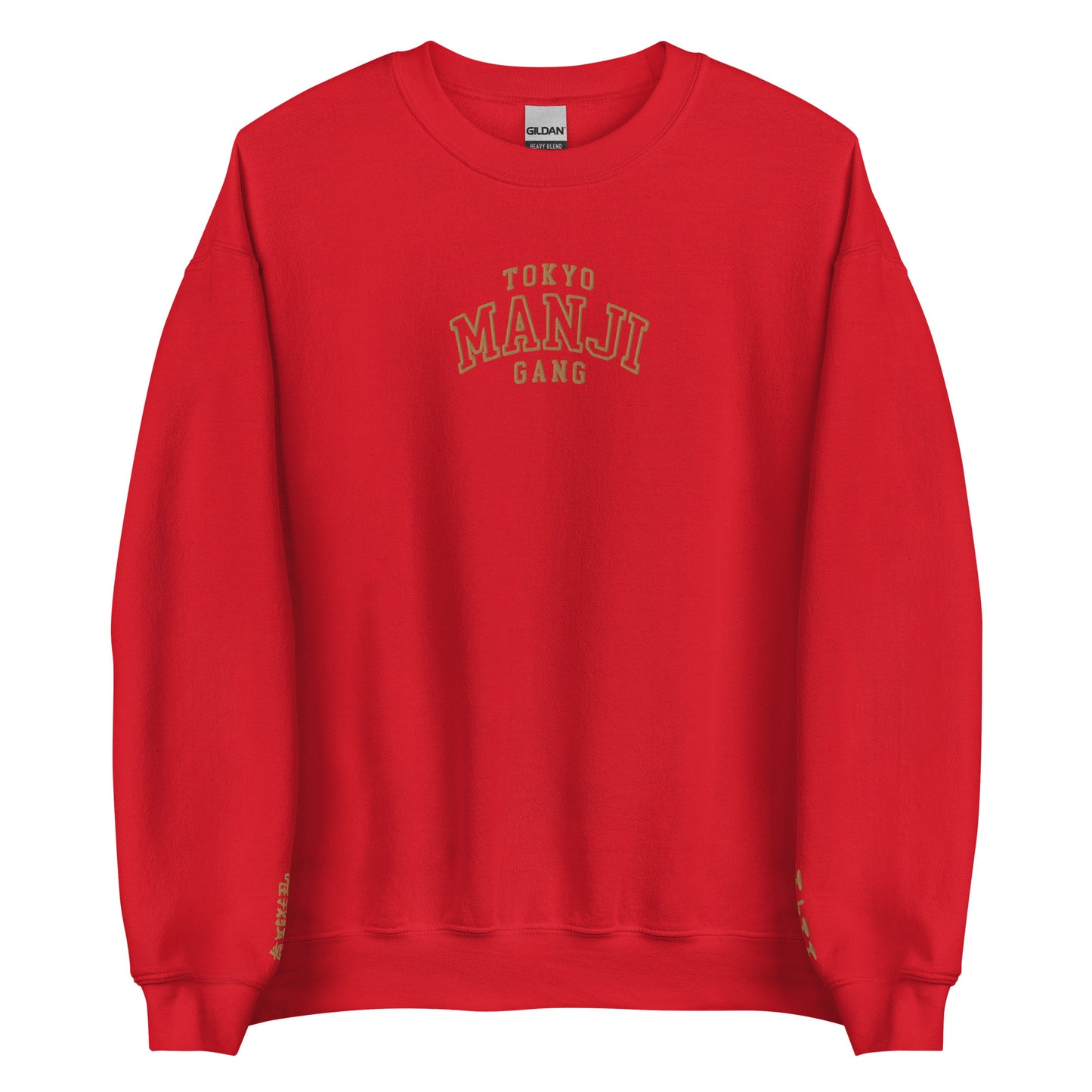 Tokyo Manji Embroidery Gang Sweatshirt Anime Embroidered Revenge Mangi