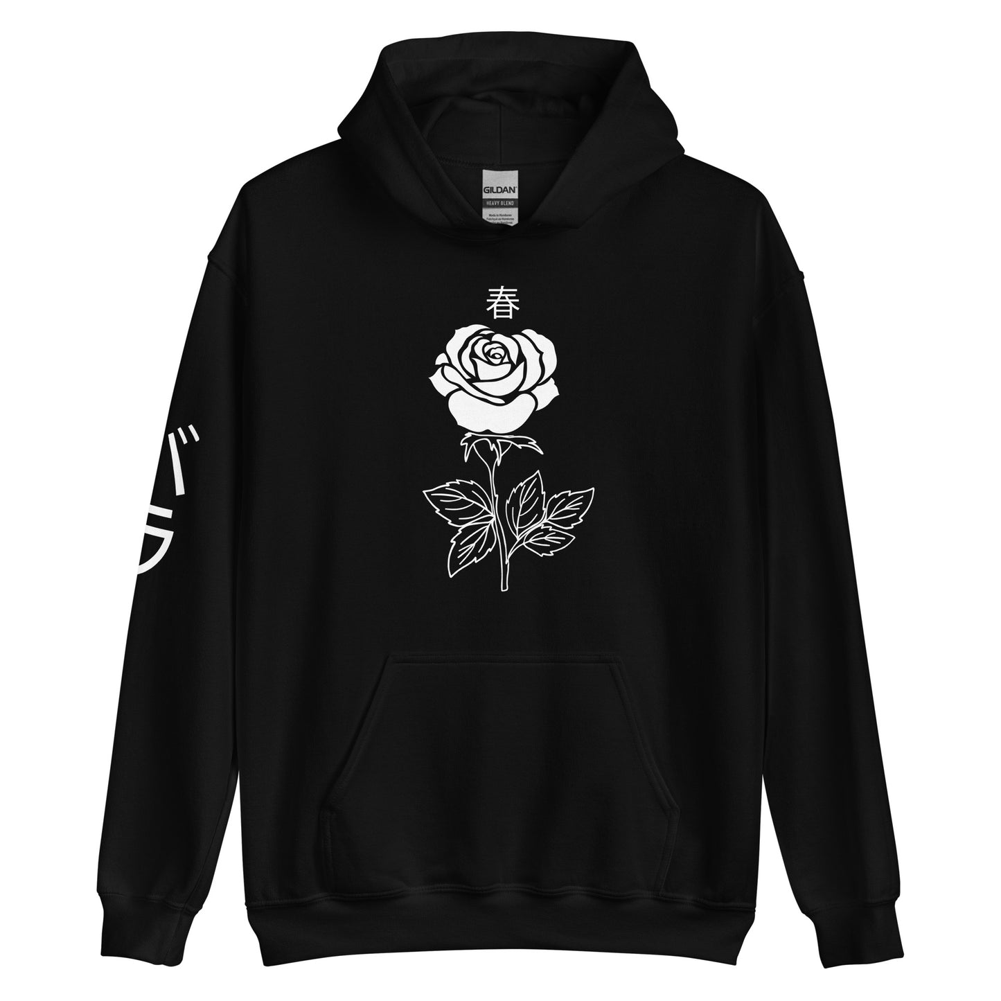 Rose Hoodie for women pocket alternative aesthetic cute women's pink Rose Flower Tee