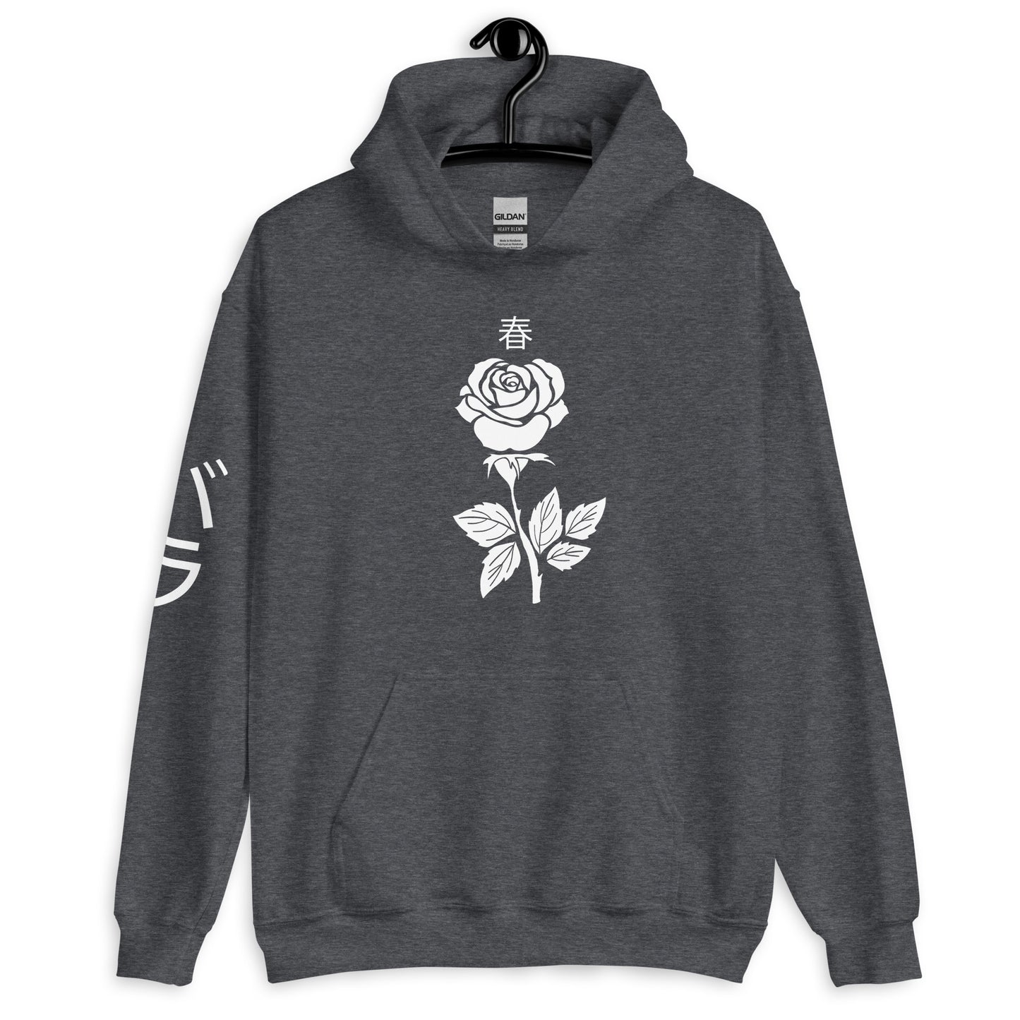 Rose Hoodie for women pocket alternative aesthetic cute women's Rose Flower Tee