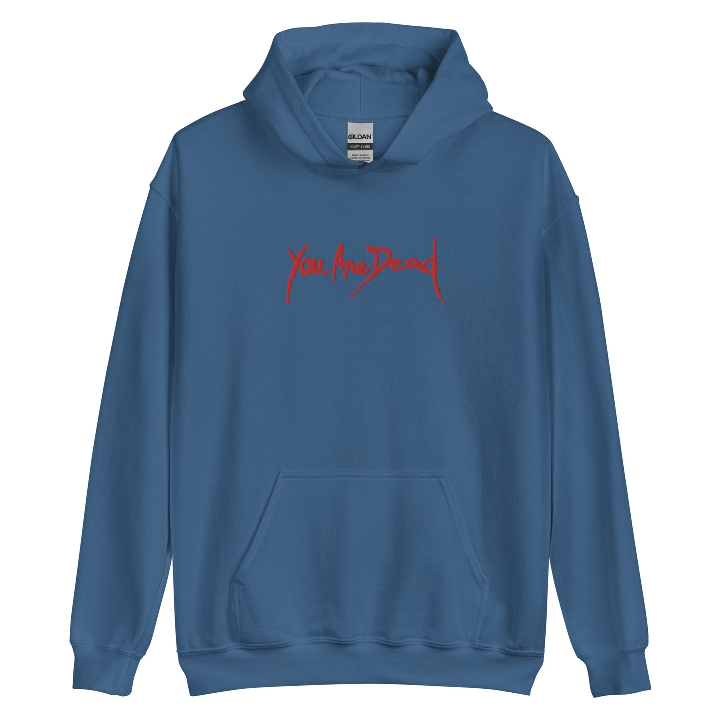 You are dead Hoodie Embroidered Resident Embroiderry