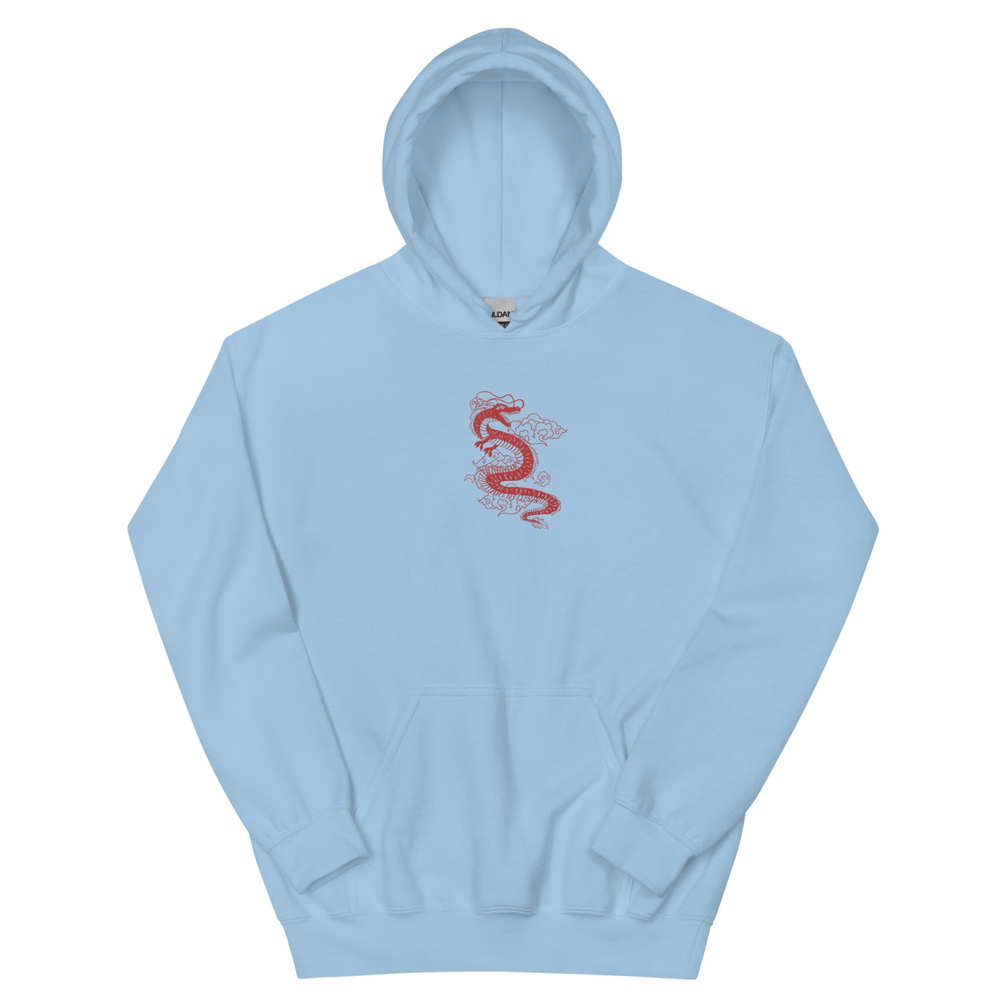 Japanese Red Dragon hoodie Streetwear Mythology
