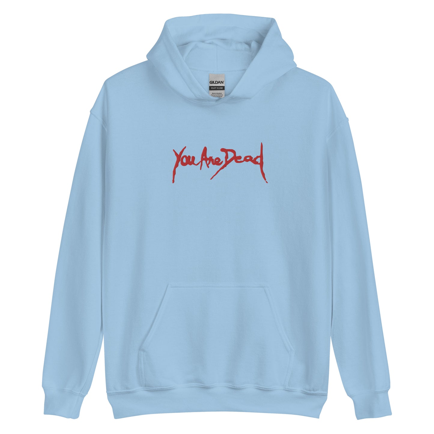 You are dead Hoodie Embroidered Resident Embroiderry