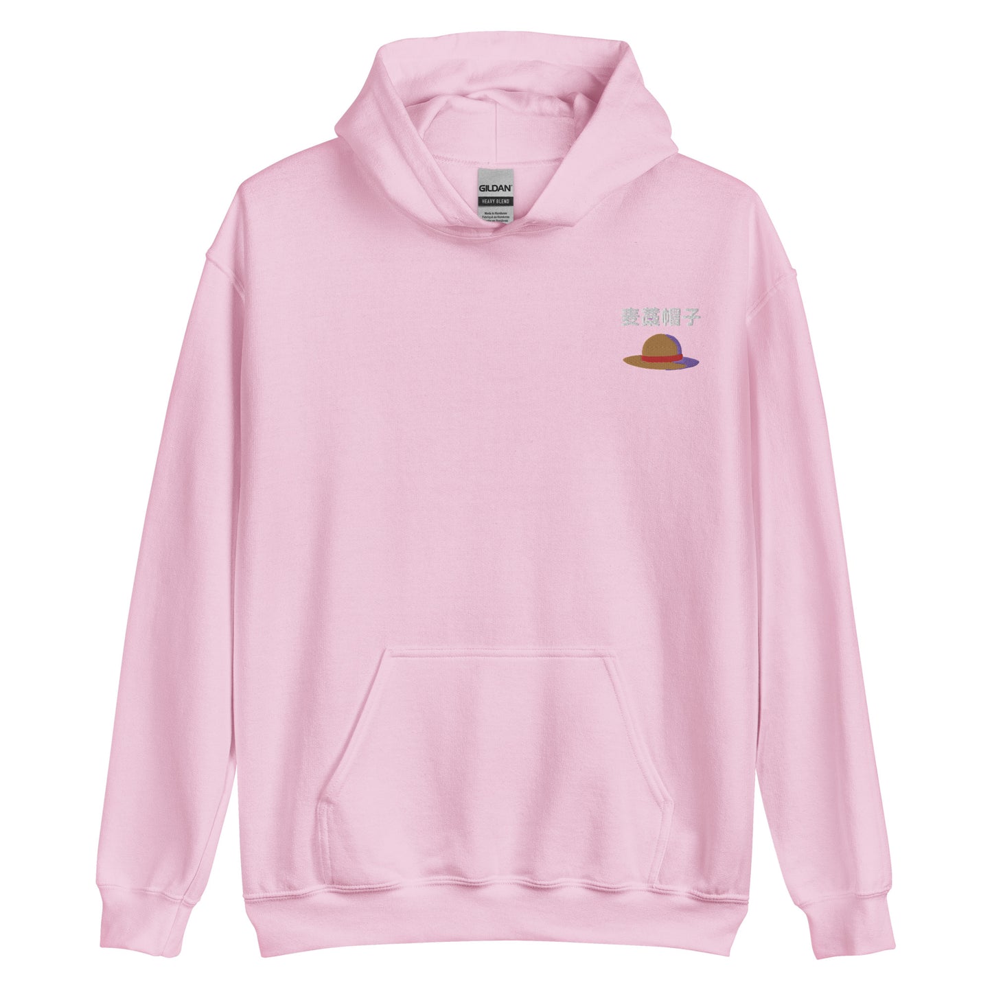 Straw hats Minimal Embroidered Hoodie Pirates Anime embroidery