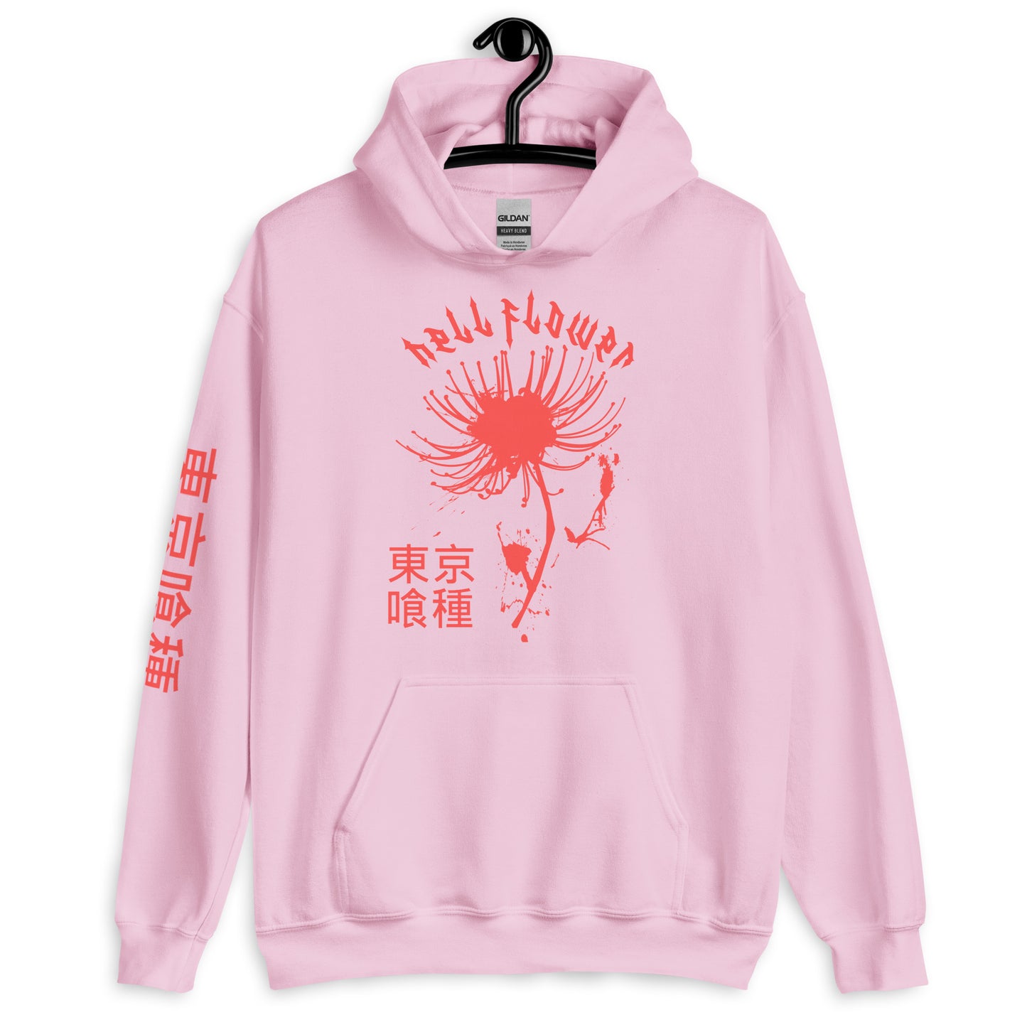 Hell Flower hoodie Anime Aesthetic Tokyo Hellflower Japan Streetwear Red Spider Lily