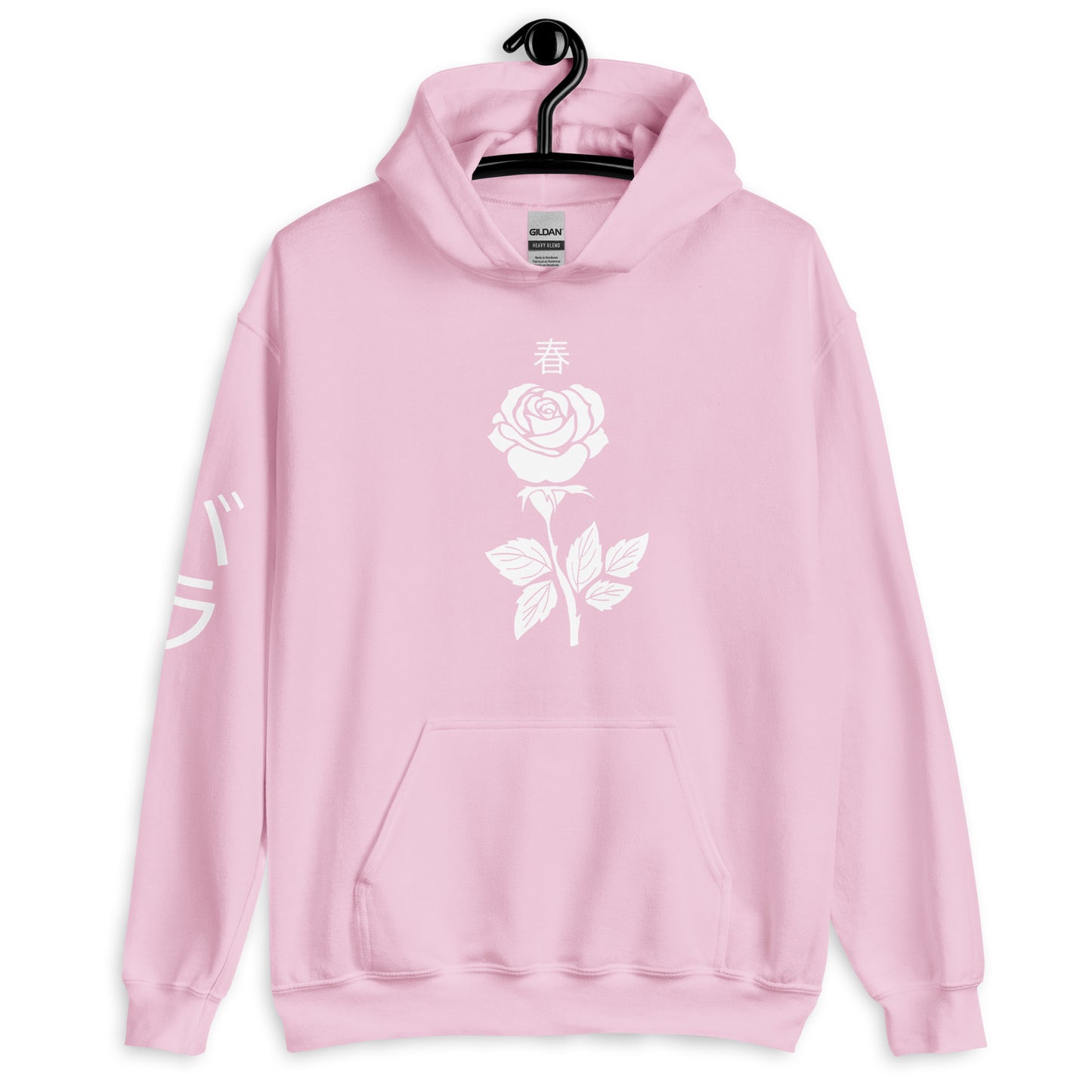 Rose Hoodie for women pocket alternative aesthetic cute women's Rose Flower Tee