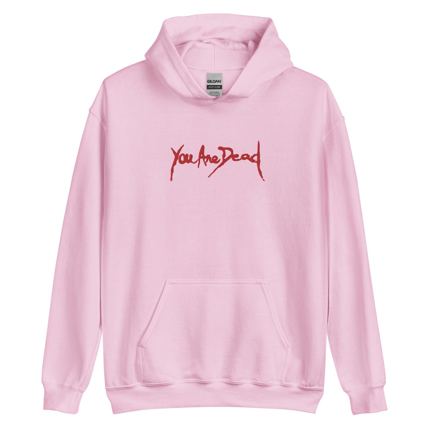 You are dead Hoodie Embroidered Resident Embroiderry