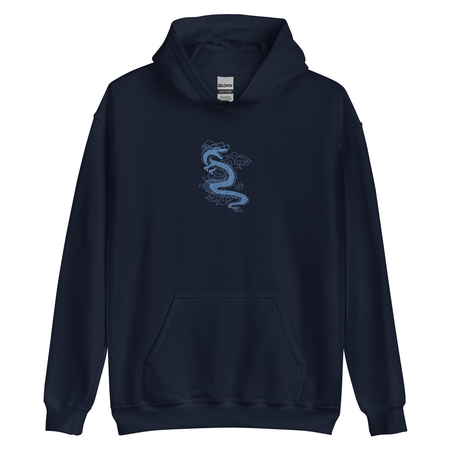 Blue Dragon hoodie Japanese Aesthetic Tattoo Art Kawaii