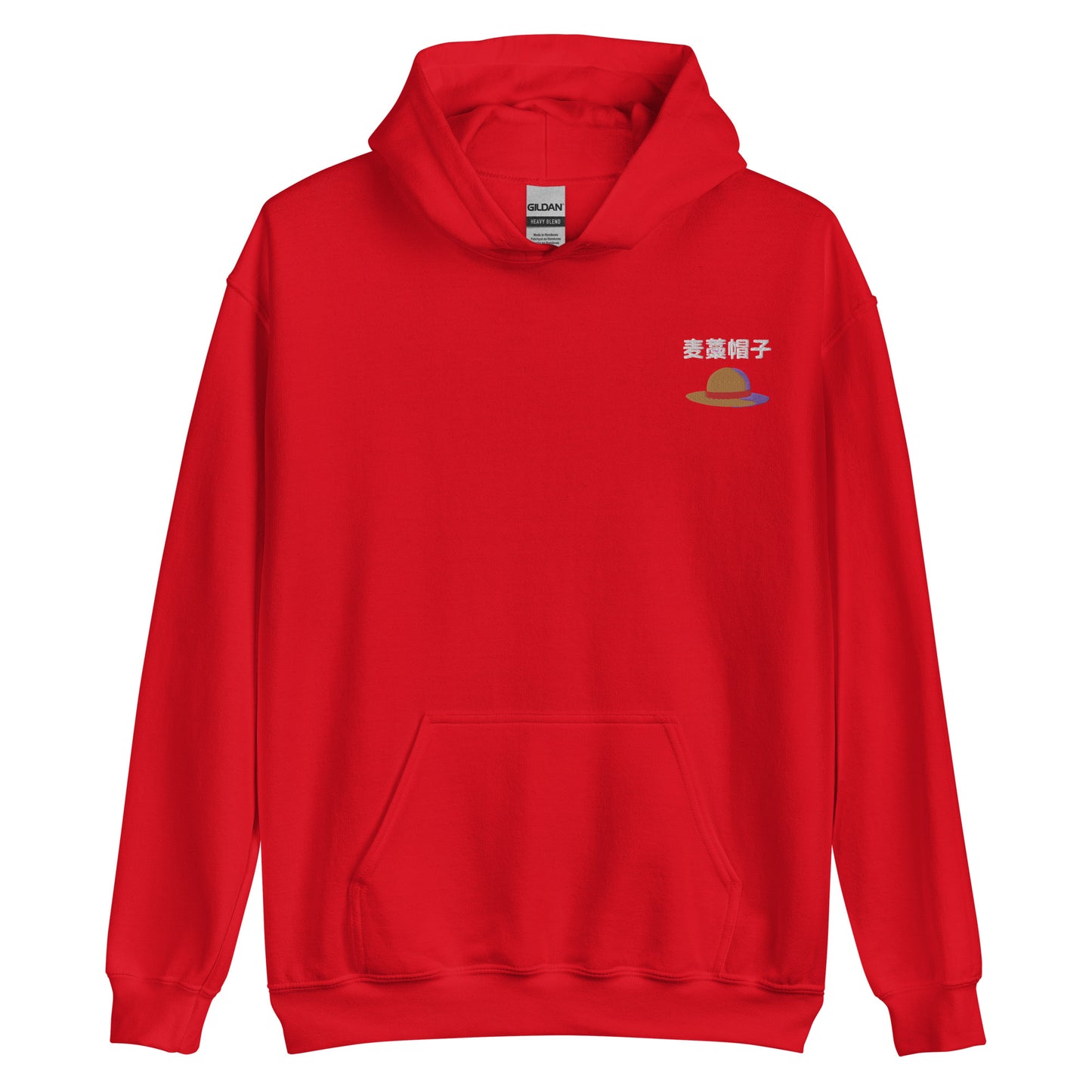 Straw hats Minimal Embroidered Hoodie Pirates Anime embroidery