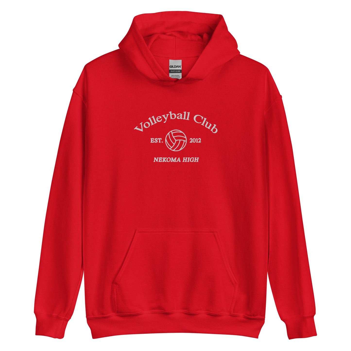 Nekomas Volleyball Club Hoodie Kenmas Cosplay Sports Embroidered Subtle Anime Merch embroidered