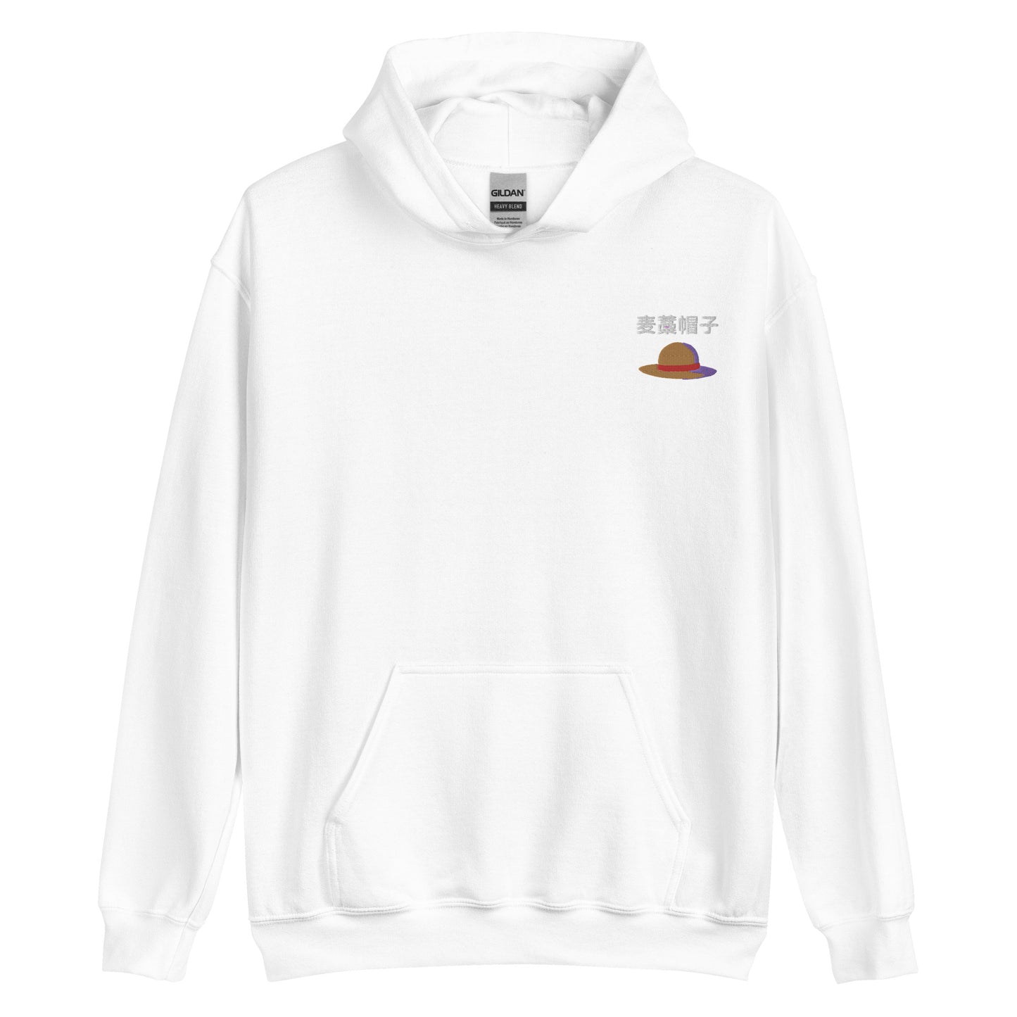 Straw hats Minimal Embroidered Hoodie Pirates Anime embroidery