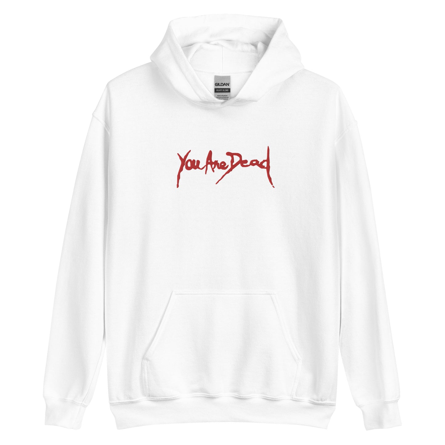 You are dead Hoodie Embroidered Resident Embroiderry