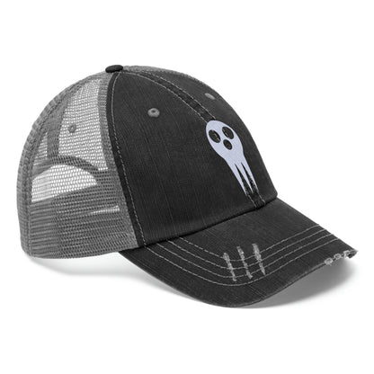 Soul Eat Embroidered Hat Shinigamis Death the Kid Skull Cosplay black Anime Dad Hat Cap