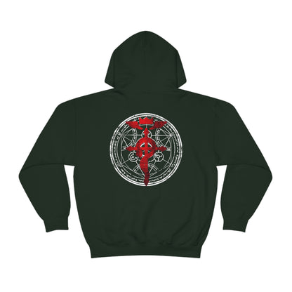 FMAs Symbol front back Hoodie Men Women Homunculus Alchemists