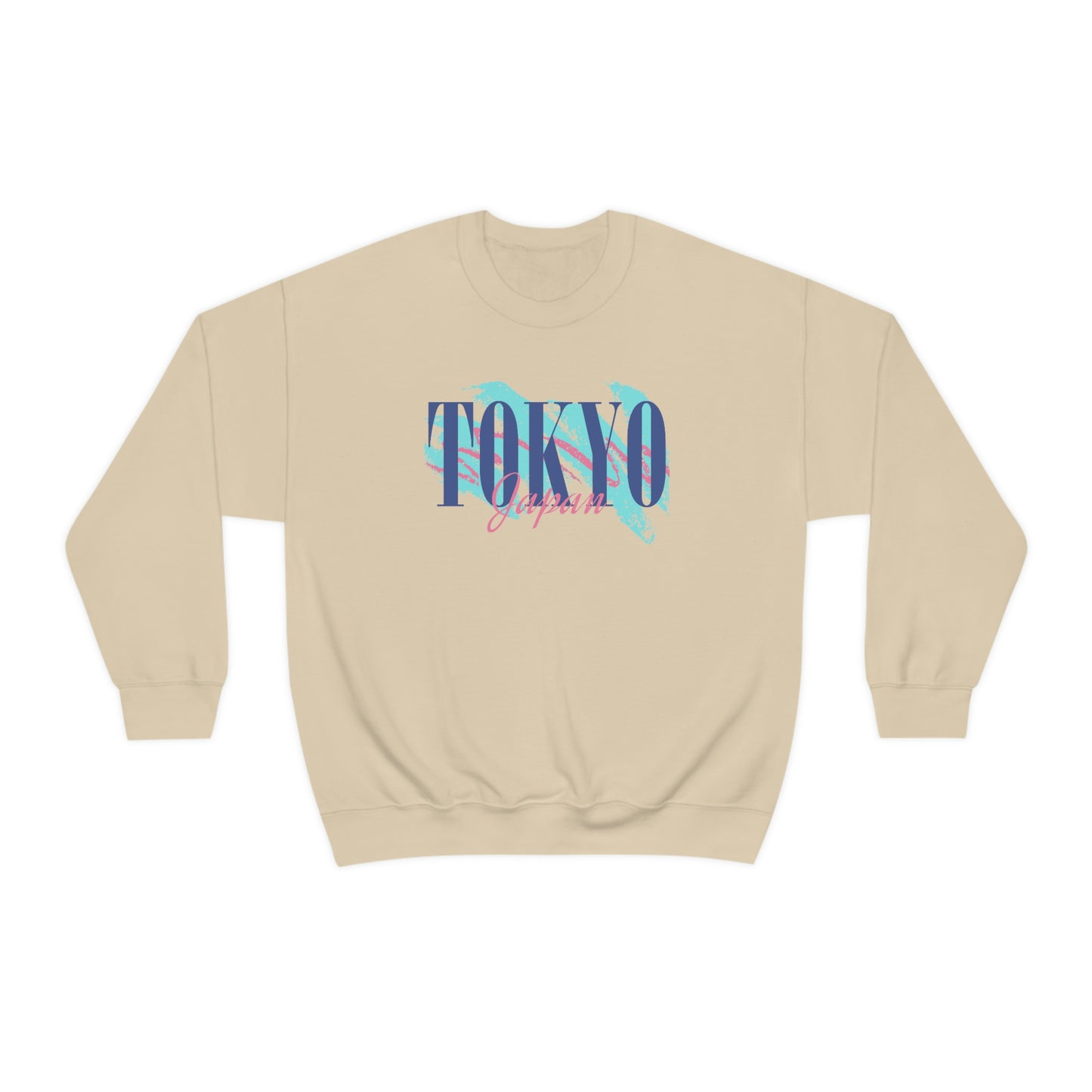 Tokyo Signature Sweatshirt Tokyo Japan Crewneck Retro Style Sweatshirt Vintage Inspired Sweater