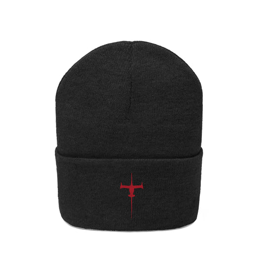Anime Space Ship Embroidered Beanie