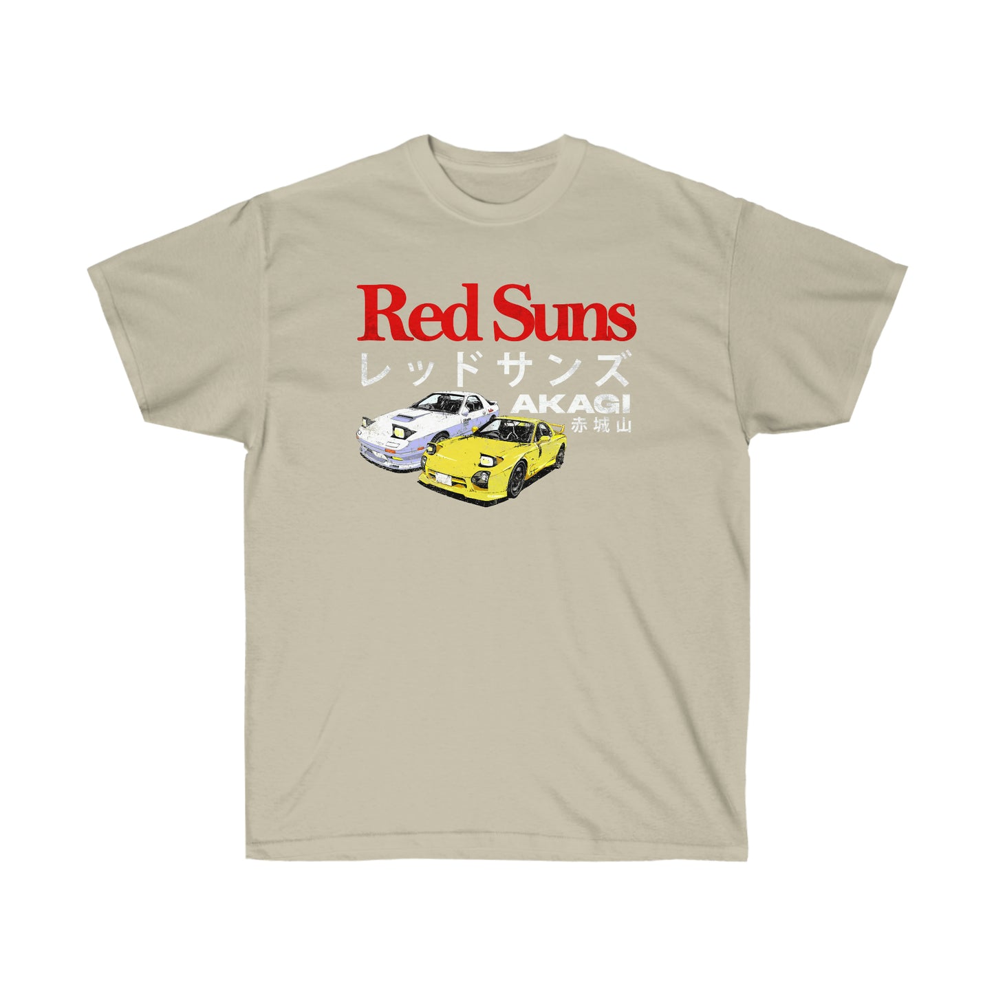 Akagis RedSuns T-Shirt JDM Racing Drifting Race D shirt