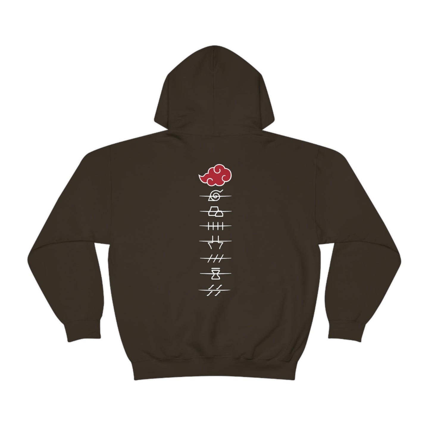 Red Cloud Front and back Japanese Hoodies Akatski Cloud Symbol Women Men Hoodie