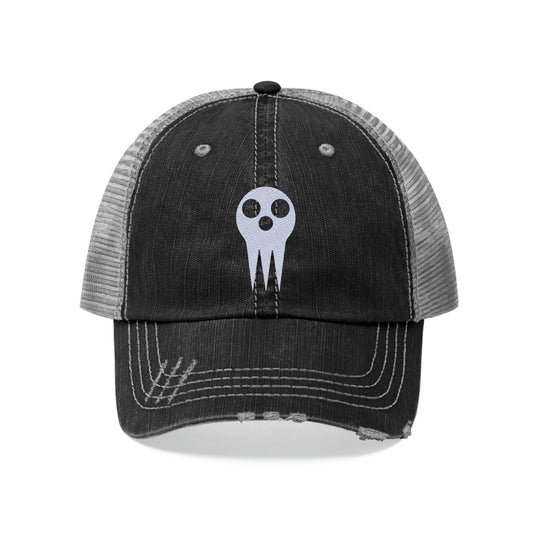 Soul Eat Embroidered Hat Shinigamis Death the Kid Skull Cosplay black Anime Dad Hat Cap