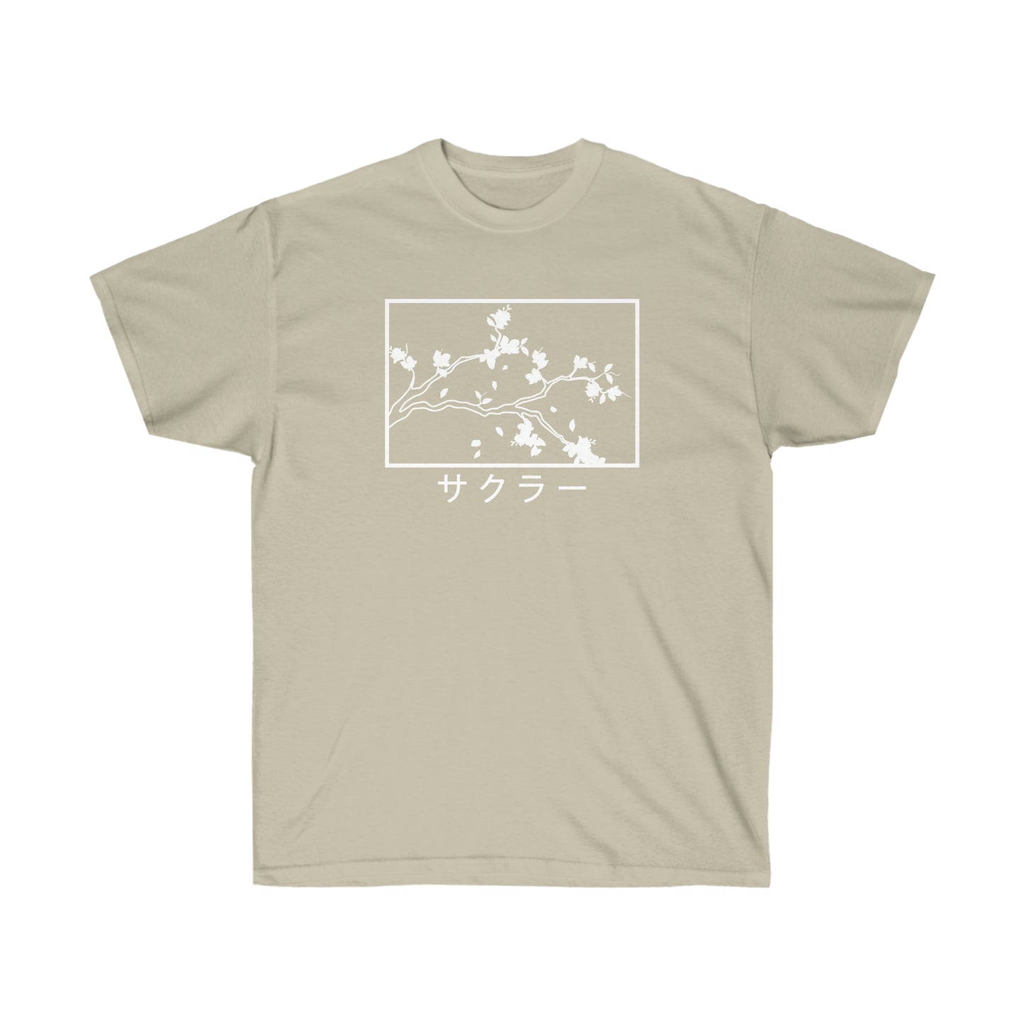 Sakura aesthetic shirt minimal minimalist Japan t-shirt