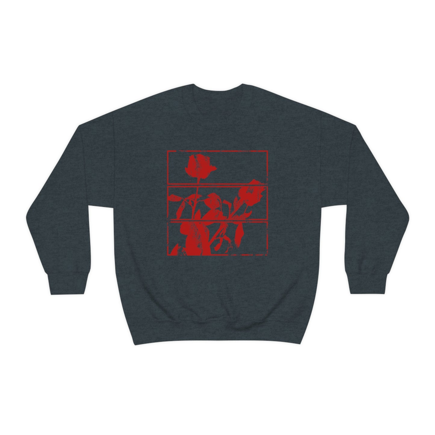 Red Roses sweatshirt Pastel Goth tee Gothic Soft Grunge Urban Streetwear Alternative Fashion japanese sweater Minimalist Street Wear Japan