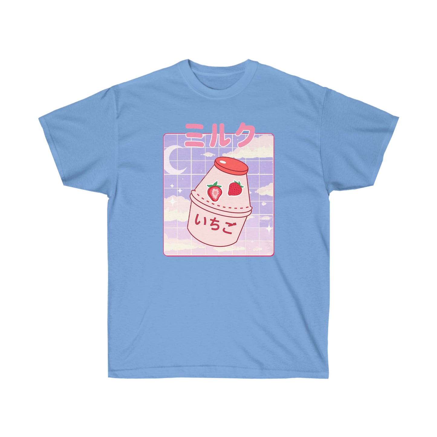 Kawaii Japanese milk t-shirt 90s Aesthetic t-shirt Kawaii Anime Strawberry Milk shake shirt T-shirt Japan lovers Cute gift anime fan