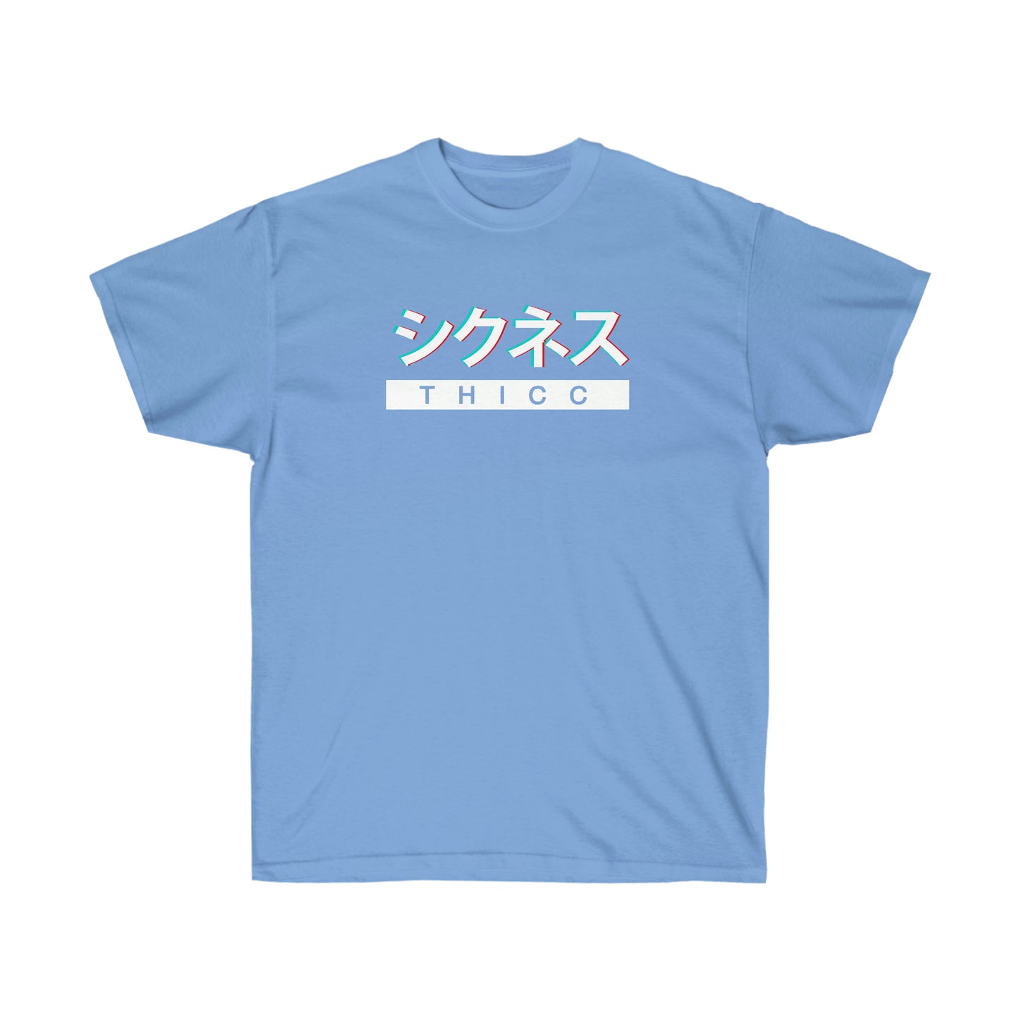 THICC t-Shirt Anime shirt Glitch Vaporwave Aesthetic Japanese Streetwear Tumblr Tee Grunge T-shirt Aesthetic tee Minimal Simple