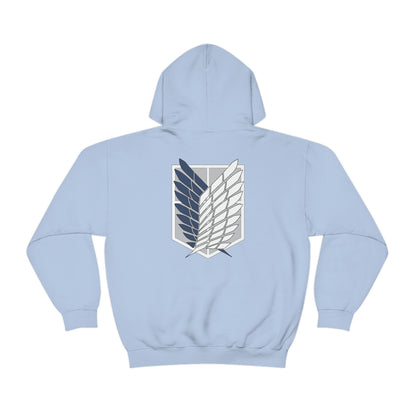 Wings of Freedom front and back hoodie scout Anime Manga Titan Fan Gift Unisex
