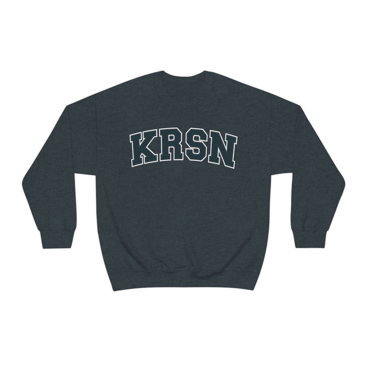 KRSN Crewneck Sweatshirt Volleyball College Nekomas KRSN High Volleyball Club FLY Karasuns