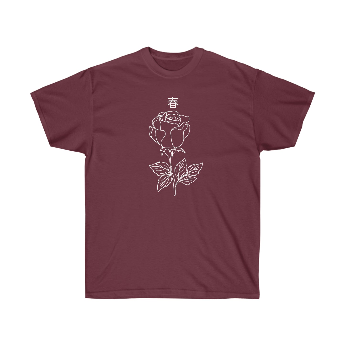 Bleeding Rose shirt Soft Grunge Minimal Aesthetic Shirt, Black Alternative Clothing, Edgy Outfit, Pastel Goth Gift, Emo, E-boy, E-girl Japan