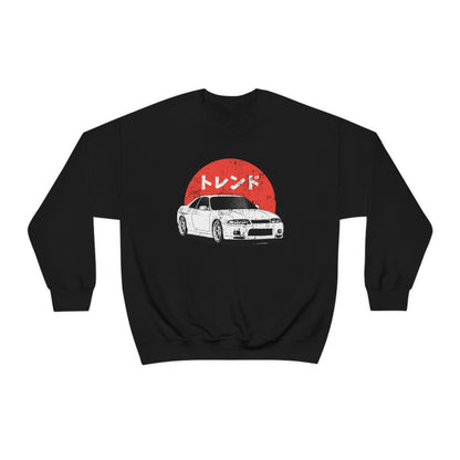 Japanese JDM Car sweatshirt Anime Initial Mazda RX7 Streetwear Pullover sweater