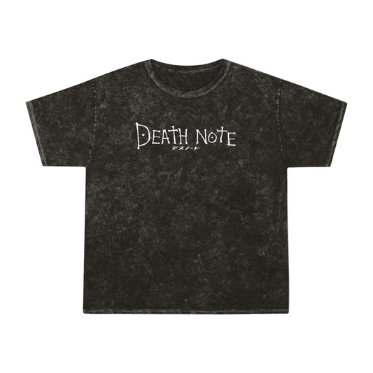 Death Anime Shirt Goth shirt T-Shirt Tee Harajuku Daikokus Academy Acid minderal wash vintage