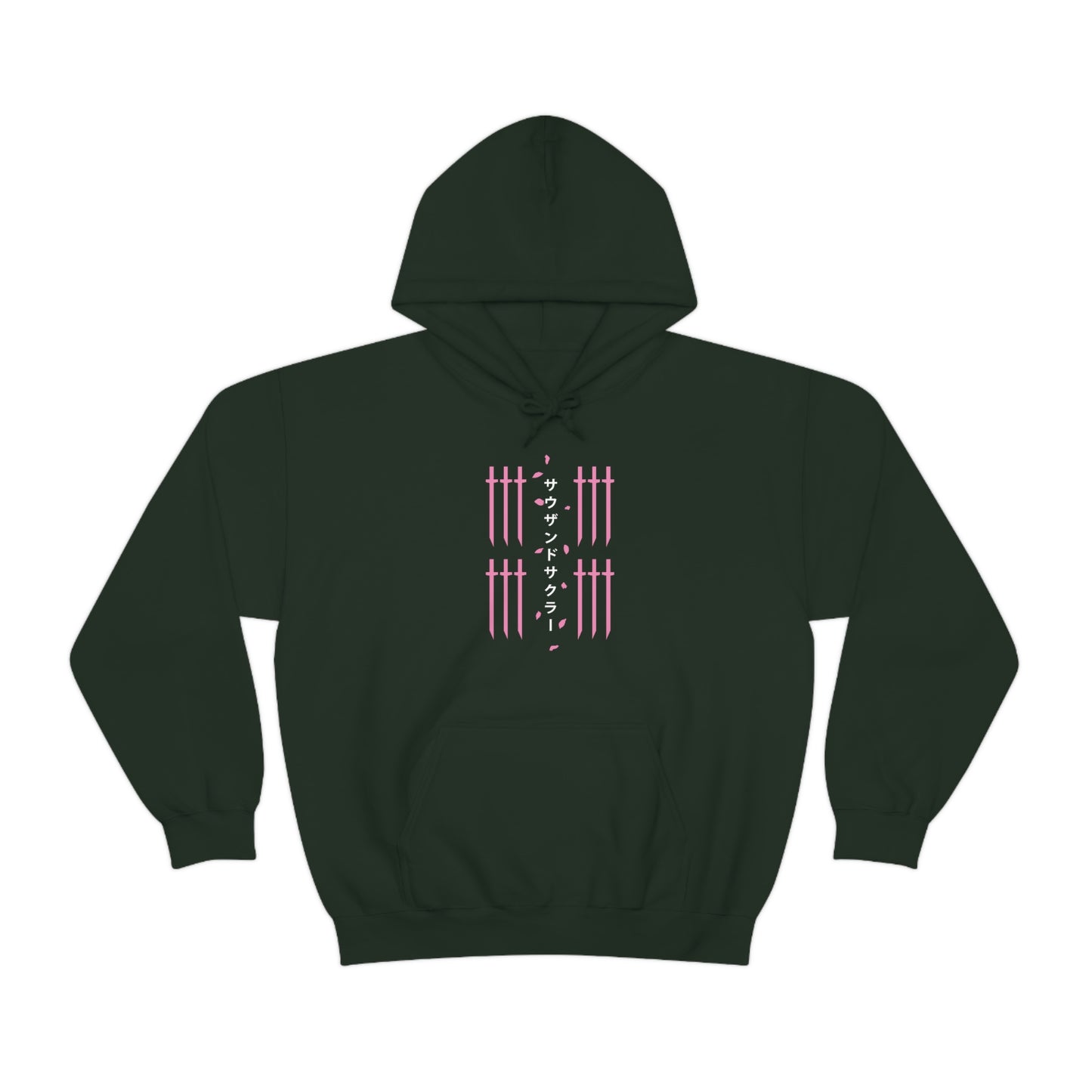 Senbonzakura Sakura Artwork Hoodie Japanese Cherry Blossom Aesthetic Hoodie Cherry Blossoms sweatshirt hooded