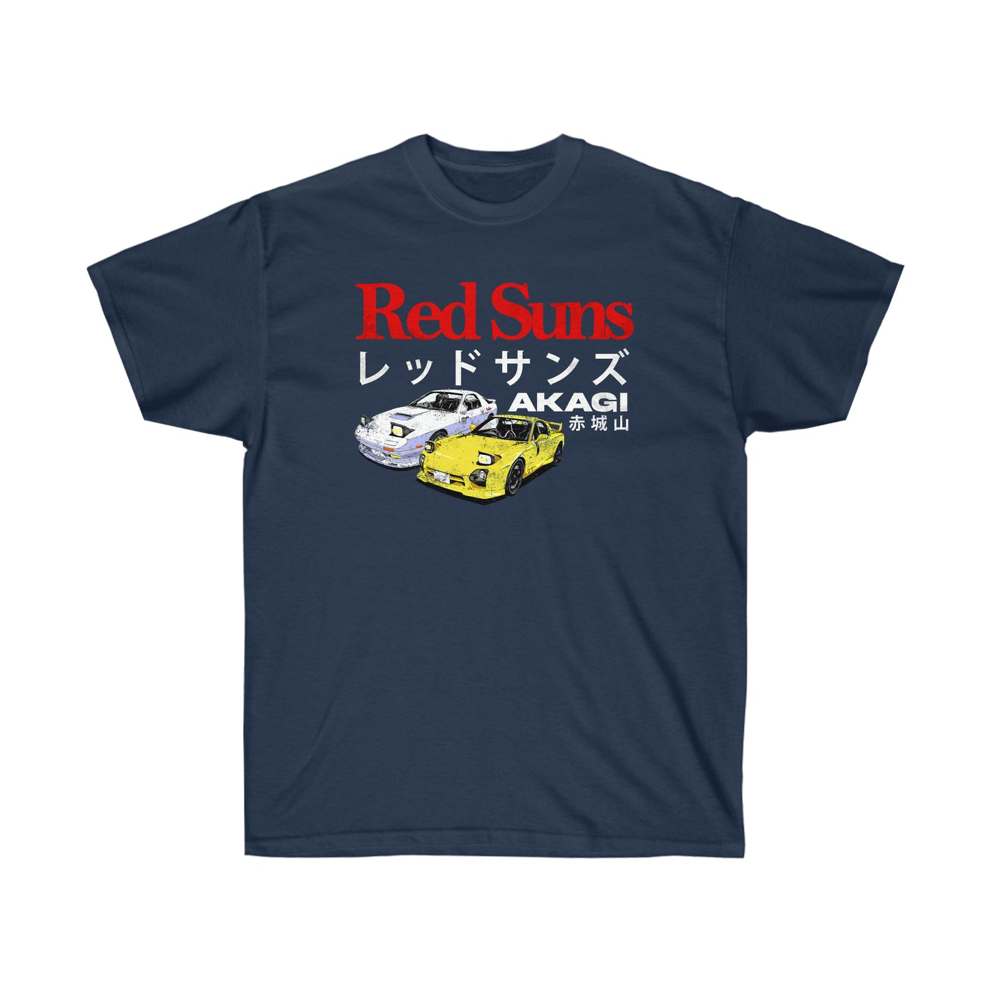 Akagis RedSuns T-Shirt JDM Racing Drifting Race D shirt