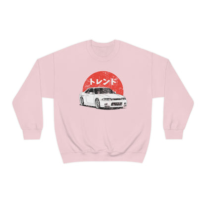 Japanese JDM Car sweatshirt Anime Initial Mazda RX7 Streetwear Pullover sweater