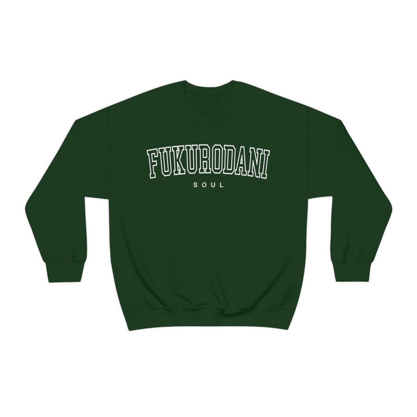 Fukurodanis Slogan Sweatshirt Crew neck Varsity sweatshirt jumper pullover Minimal Anime College Otaku School