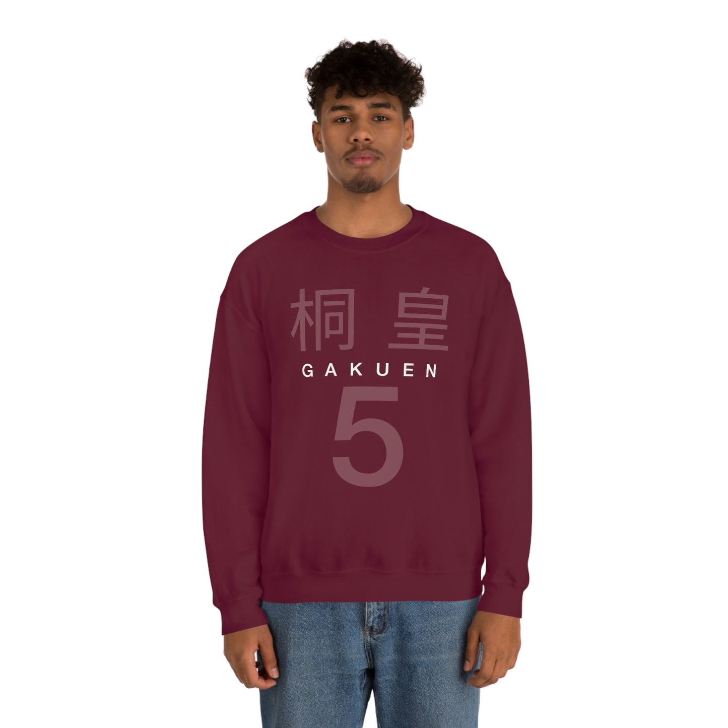 Gaken Team Crewneck Sweatshirt Basketball College High Club