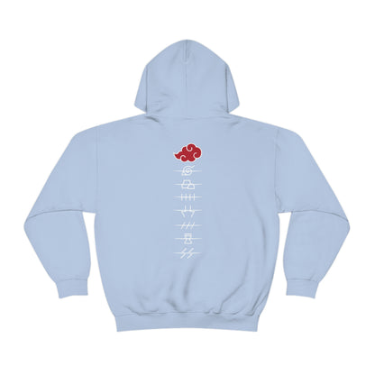 Red Cloud Front and back Japanese Hoodies Akatski Cloud Symbol Women Men Hoodie