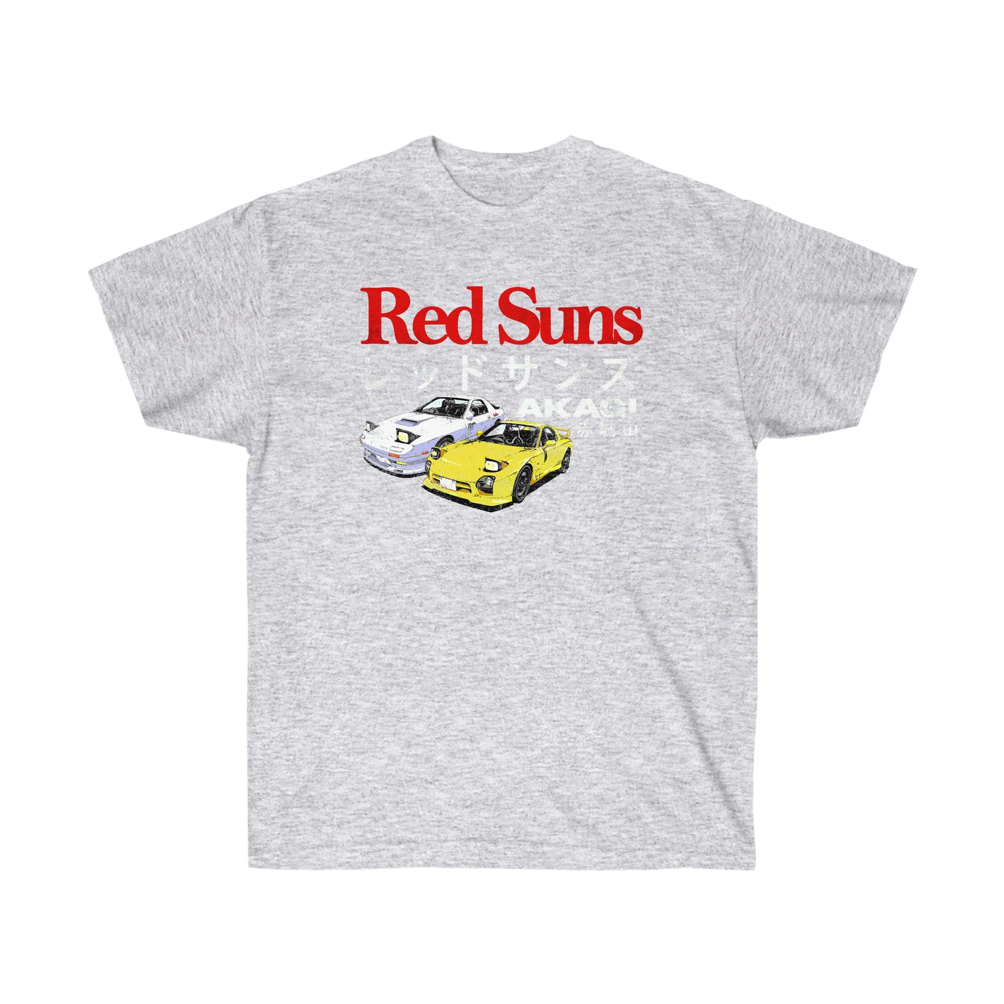 Akagis RedSuns T-Shirt JDM Racing Drifting Race D shirt
