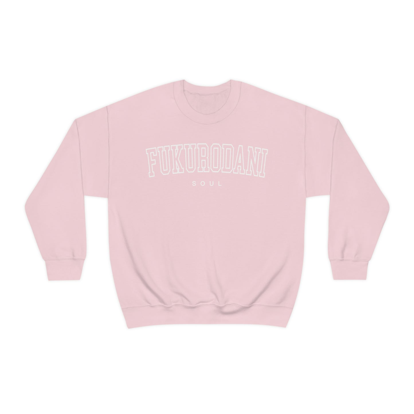 Fukurodanis Slogan Sweatshirt Crew neck Varsity sweatshirt jumper pullover Minimal Anime College Otaku School