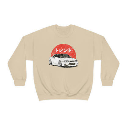 Japanese JDM Car sweatshirt Anime Initial Mazda RX7 Streetwear Pullover sweater